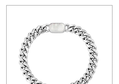 Shell Jewelry Buckle Hip Hop Cuban Bracelet