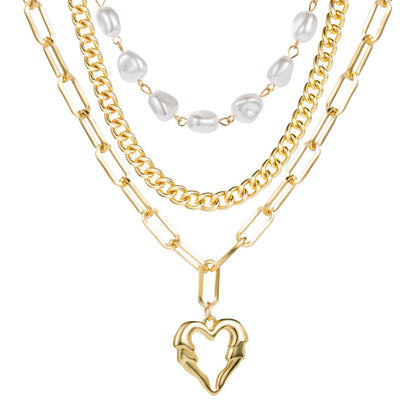 Love Alloy High-grade Clavicle Chain For Women