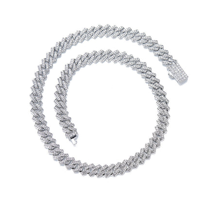 Full Diamond Necklace European Hip Hop