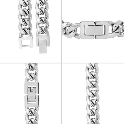 Hip-hop Hiphop Cuban Bracelet Men's Trend Titanium Steel Rap Domineering Jewelry