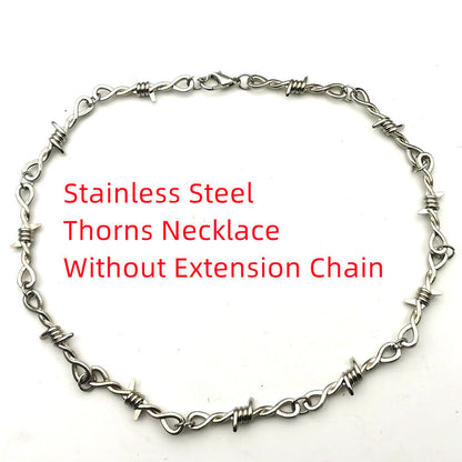 Stabbing Hip Hop Punk Couple Necklace