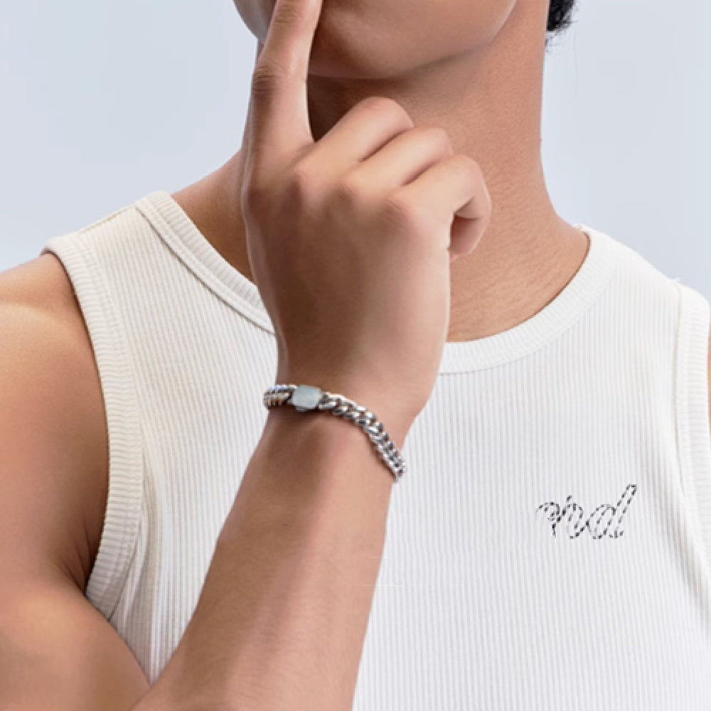 Shell Jewelry Buckle Hip Hop Cuban Bracelet